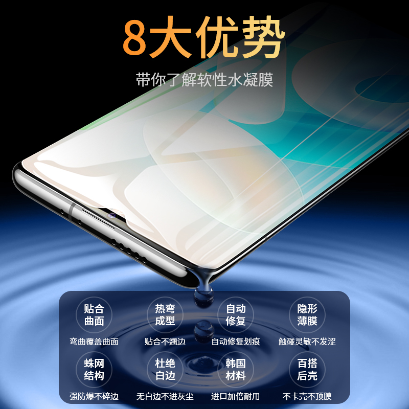 适用vivoy33s钢化水凝膜y33s手机膜vivo33s全屏vovoy软膜vivos的viviy新款vivox viv0丫vivov高清vivy vⅰvo - 图2