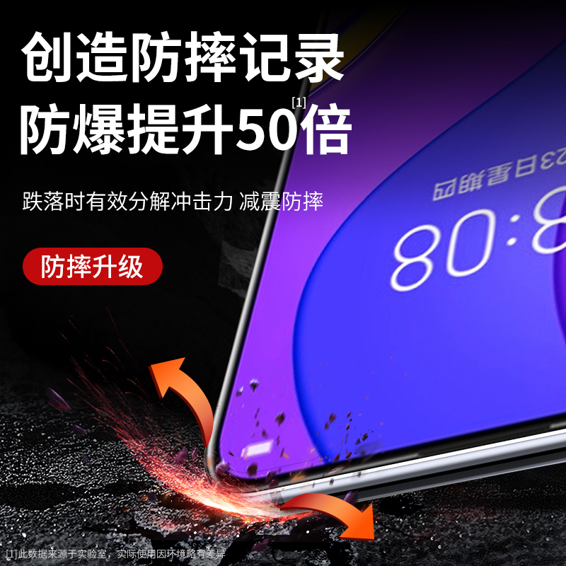 适用华为nova7钢化膜华nove7pro手机膜note7se5g乐活版novo7i全屏novase防摔nava75g/nowa7navo华伟n0va/nave - 图2