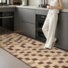 Kitchen floor mat absorbs water and oil, easy to care for carpets