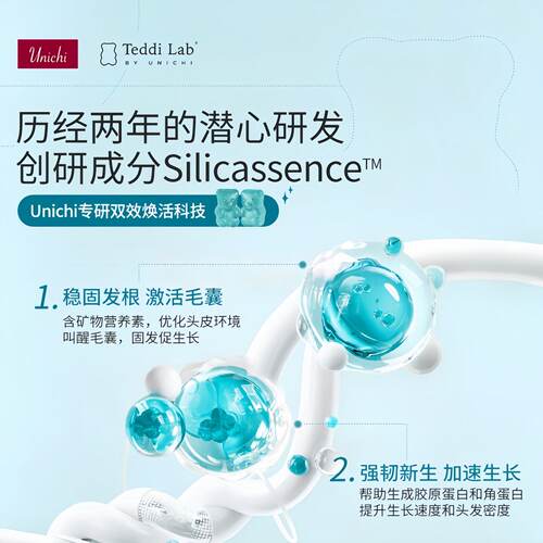 Teddilab by Unichi养发小熊软糖护发固发软糖糖果维生物素澳洲 - 图1