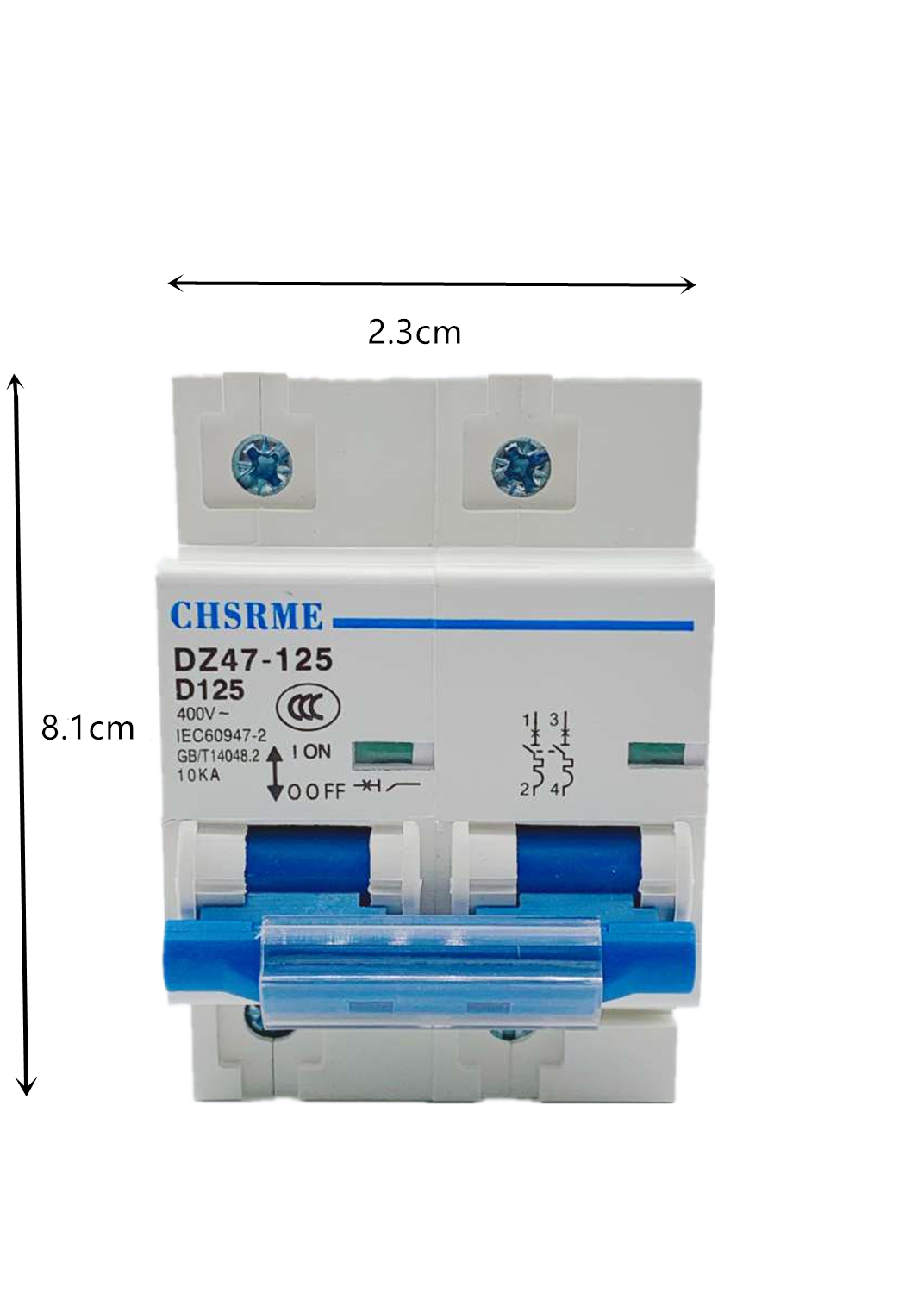 【正品】DZ47空气开关2P10A-125A断路器空开开关家用220V-图2