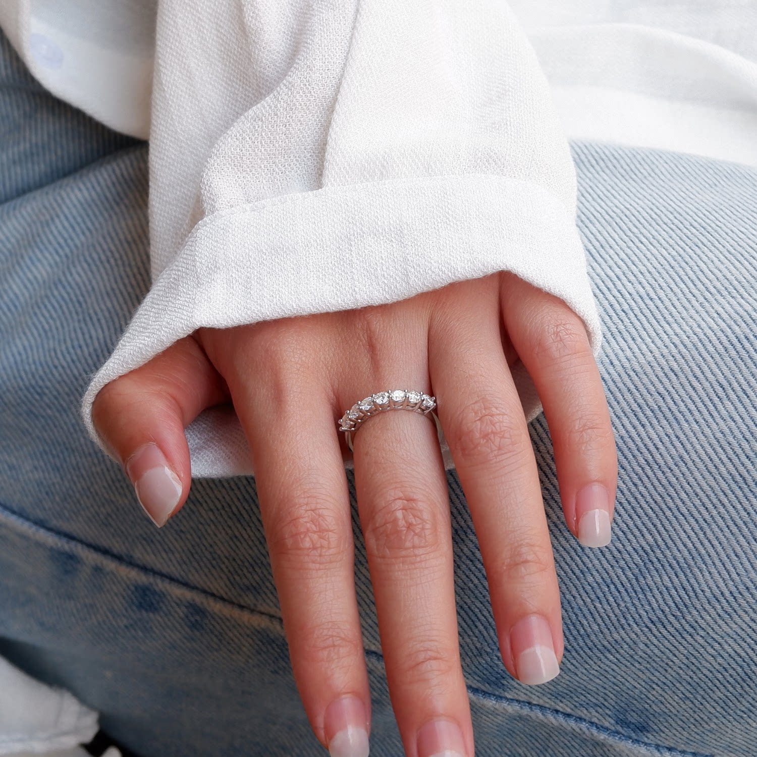 Ring Women's 2026 New Moissanite Ring 925 Silver