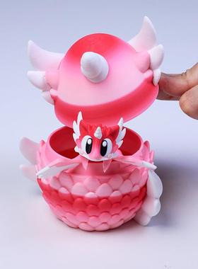 3d打印天使龙2025新款儿童玩具龙手办龙蛋摆件网红爆款套装模型