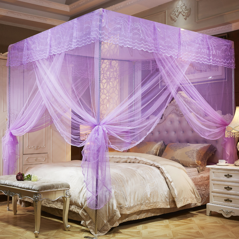 蚊帐家用卧室2025新款135x190三开门公主落地式135x200米老式蚊帐,淘宝优惠券,粉丝福利购,淘宝优惠卷