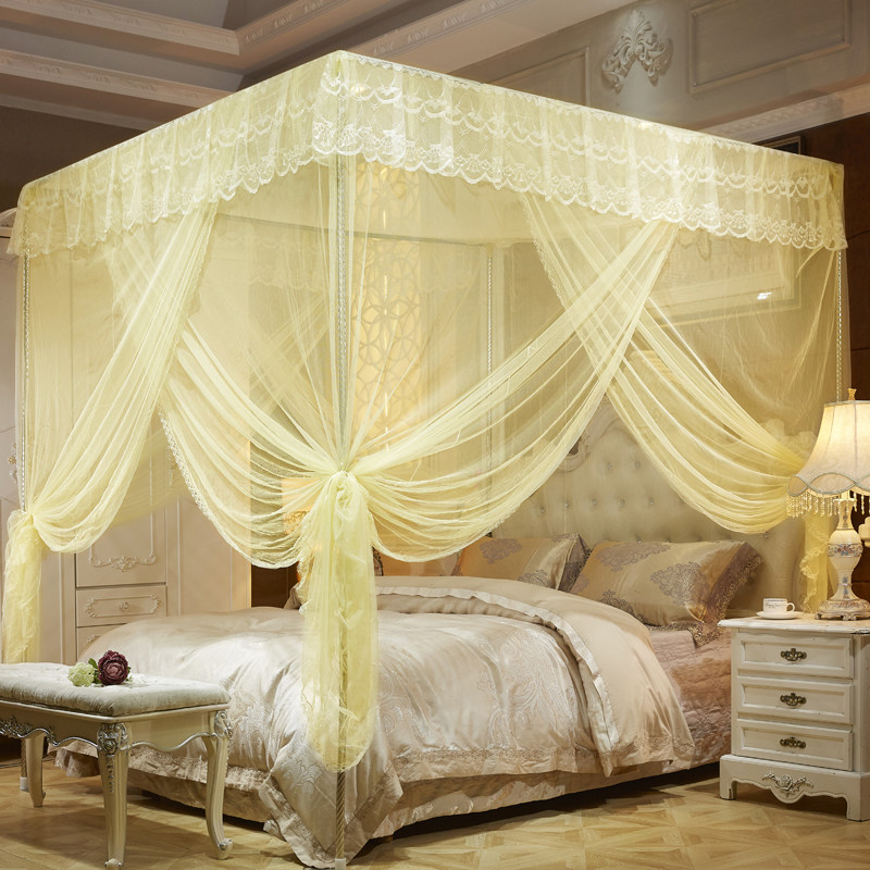 蚊帐家用卧室2025新款135x190三开门公主落地式135x200米老式蚊帐,淘宝优惠券,粉丝福利购,淘宝优惠卷