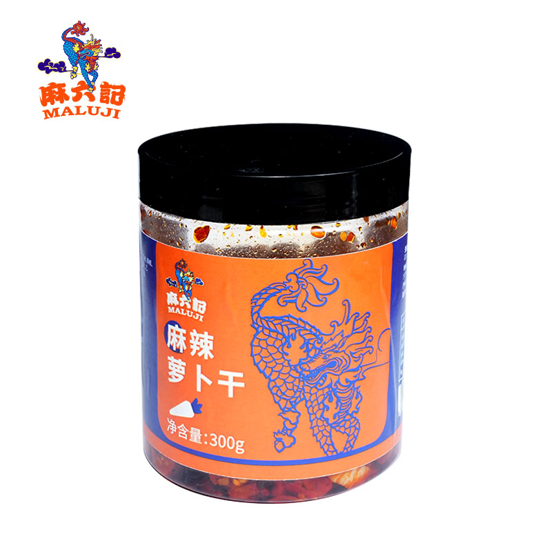 麻六记麻辣萝卜干香辣萝卜丁咸菜腌制开胃菜下饭菜300g*2 - 图3