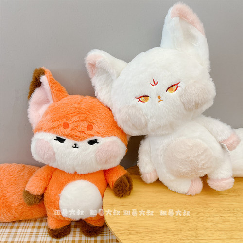 可爱狐狸玩偶嘟嘟狐公仔毛绒大玩具女生安抚睡觉抱枕礼物优趣优品 - 图3