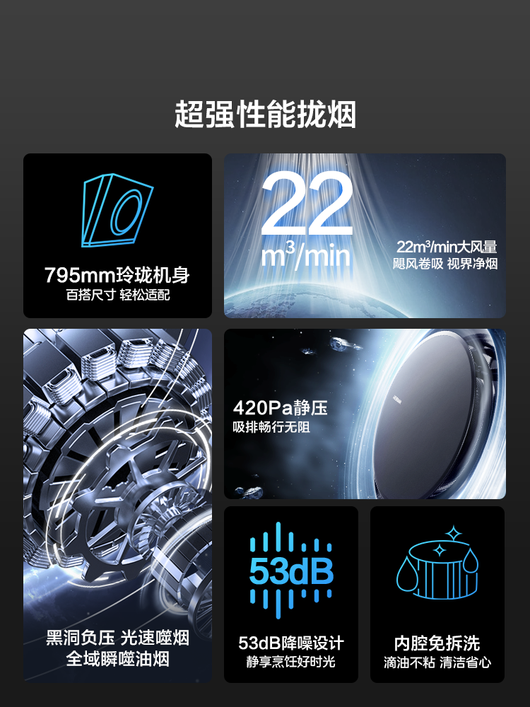 老板26a7h新抽吸家用厨房油烟机 老板厨电油烟机