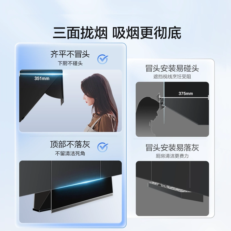 老板油烟机官方旗舰店新款28X5S侧吸油烟机燃气灶套餐烟灶套装