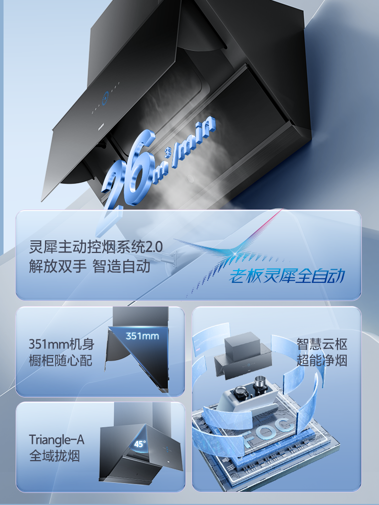  老板厨电烟灶消套装