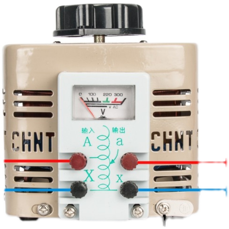 正泰交流接触式调压器TDGC2大功率单相220V 三相380v变压器调节器