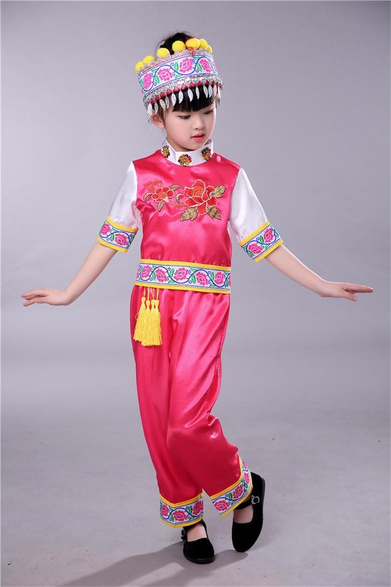 三月三广西壮服女女童少数民族服装 花熙初民族服装/舞台装