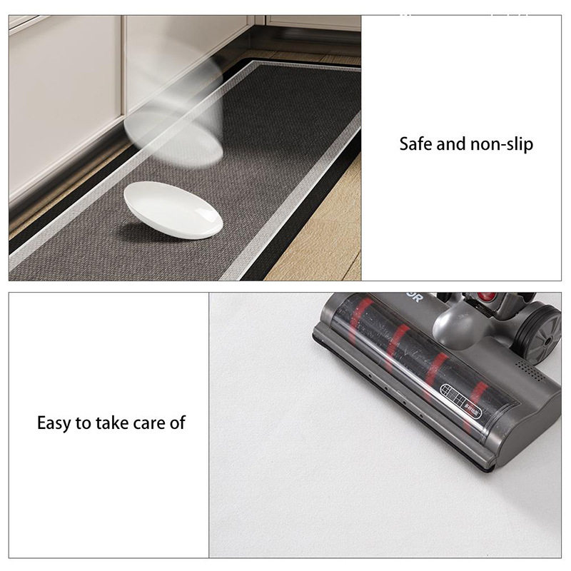 Cross-border simple home water-absorbing and oil-absorbing carpet kitchen floor mats household long non-slip mat diatomaceous earth kitchen floor mats