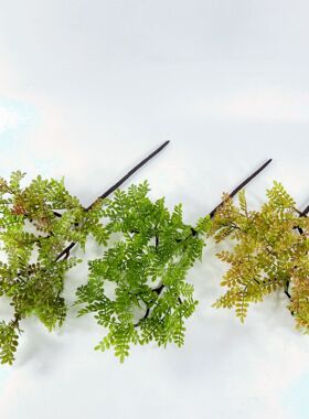 厂家现货 仿真植物米兰叶松枝 新中式造景胡椒木 崖柏假树枝