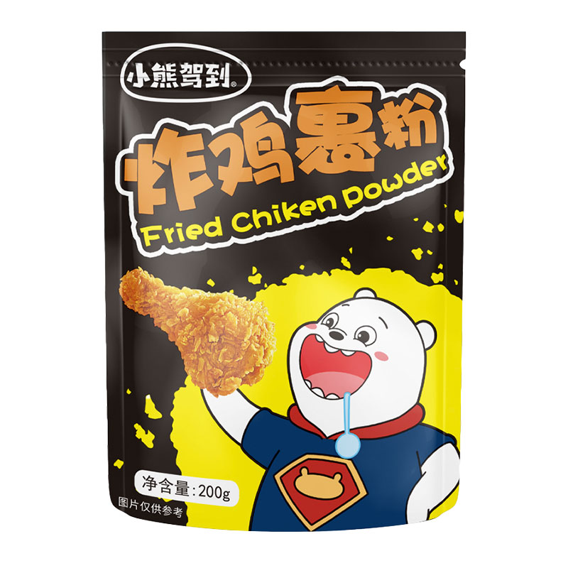 小熊驾到炸鸡裹粉脆皮家用脆炸粉油炸鸡腿鸡翅商用香酥鸡排专用粉 - 图3