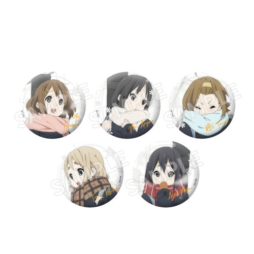 K-ON！轻音少女冬日系列平泽唯秋山澪田井中律中野梓徽章吧唧周边 - 图3