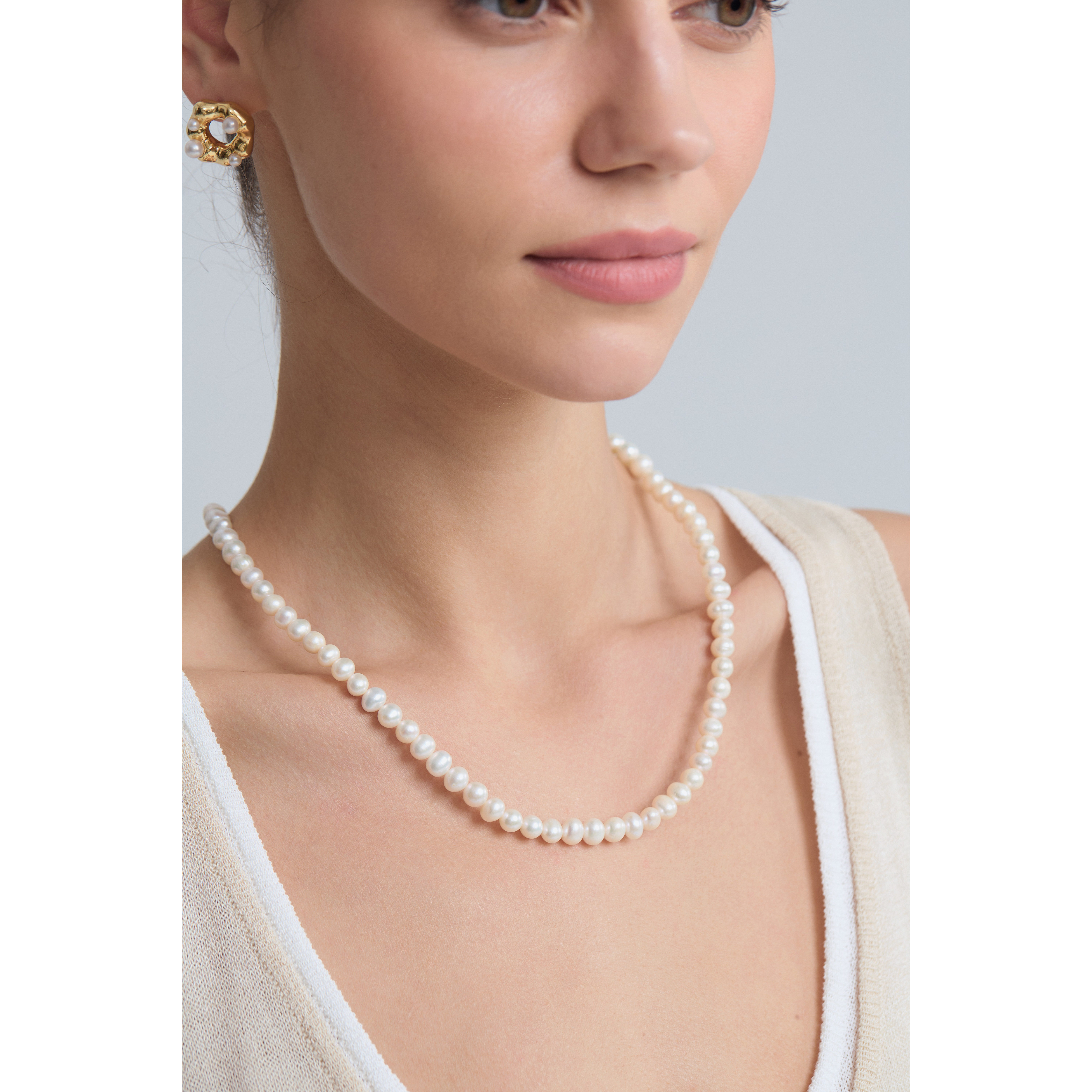 CANA GEMSPD0655 三圈弹力绳珍珠手串两戴款 气质百搭女珍珠手串,淘宝优惠券,粉丝福利购,淘宝优惠卷