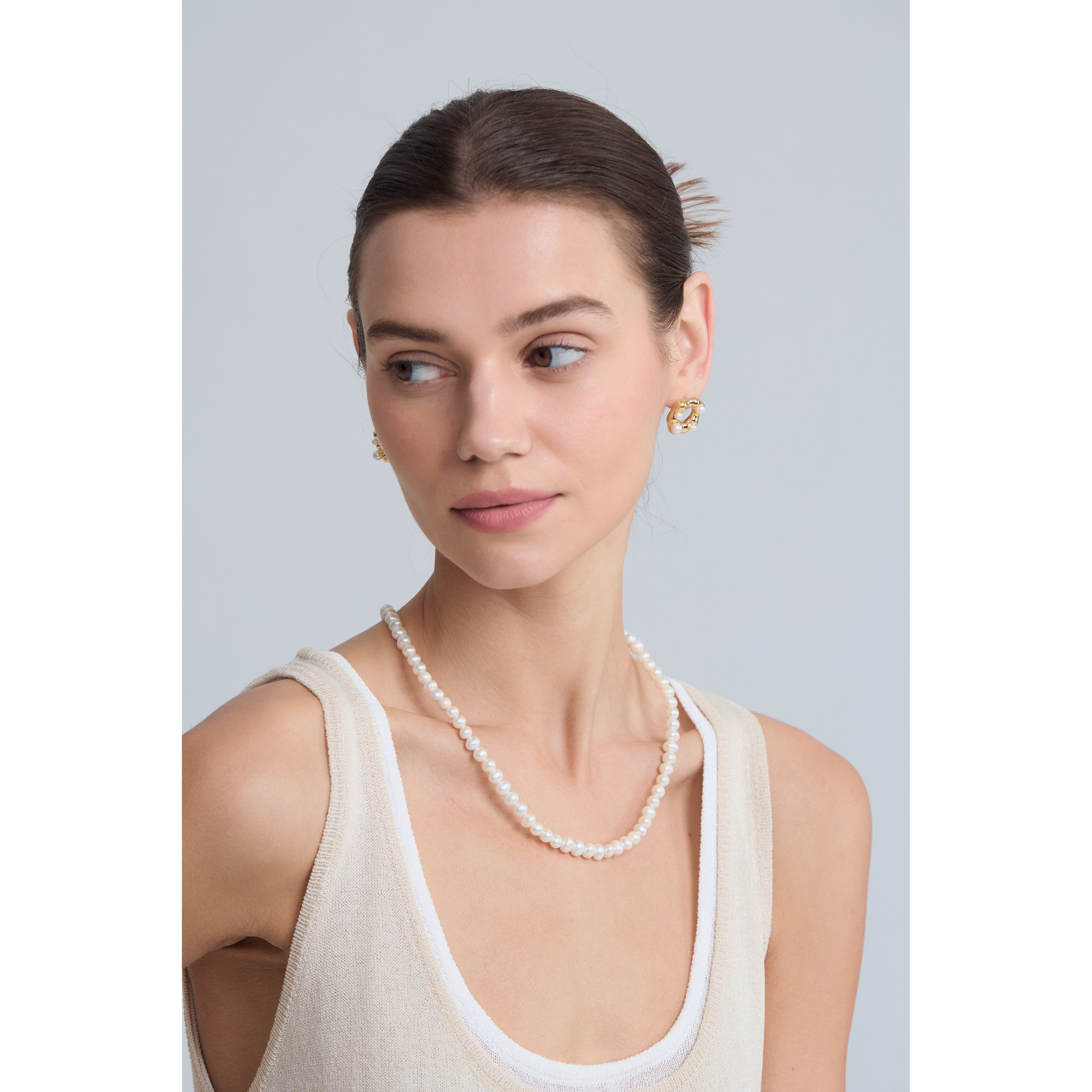 CANA GEMSPD0655 三圈弹力绳珍珠手串两戴款 气质百搭女珍珠手串,淘宝优惠券,粉丝福利购,淘宝优惠卷