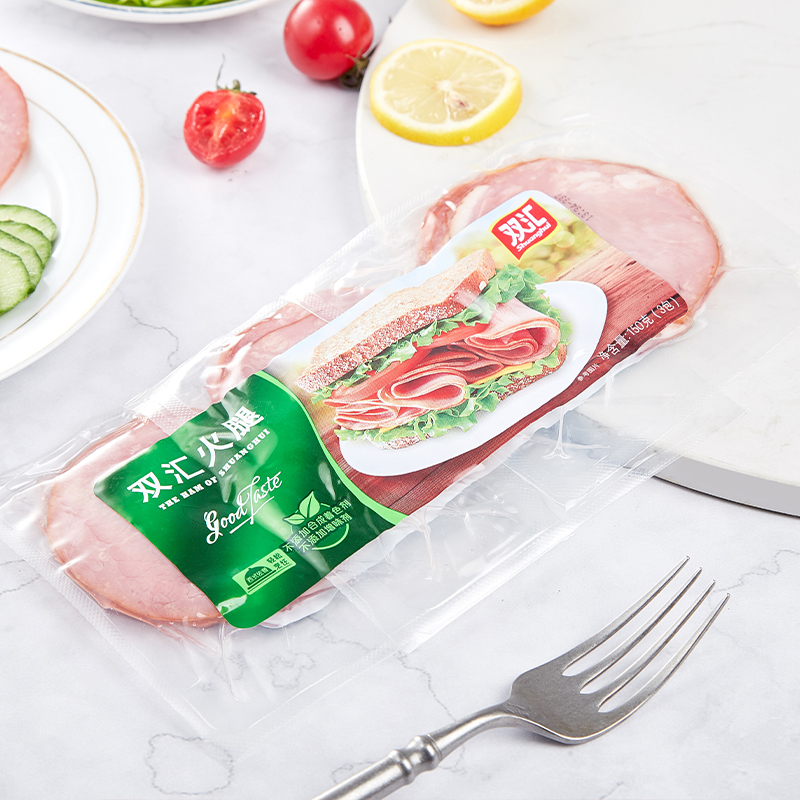 双汇火腿片切片150g三明治食材培根芝士片早餐肠家用披萨午餐肉片 - 图1
