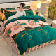 Milk velvet four-piece set plus velvet and thickening, light luxury