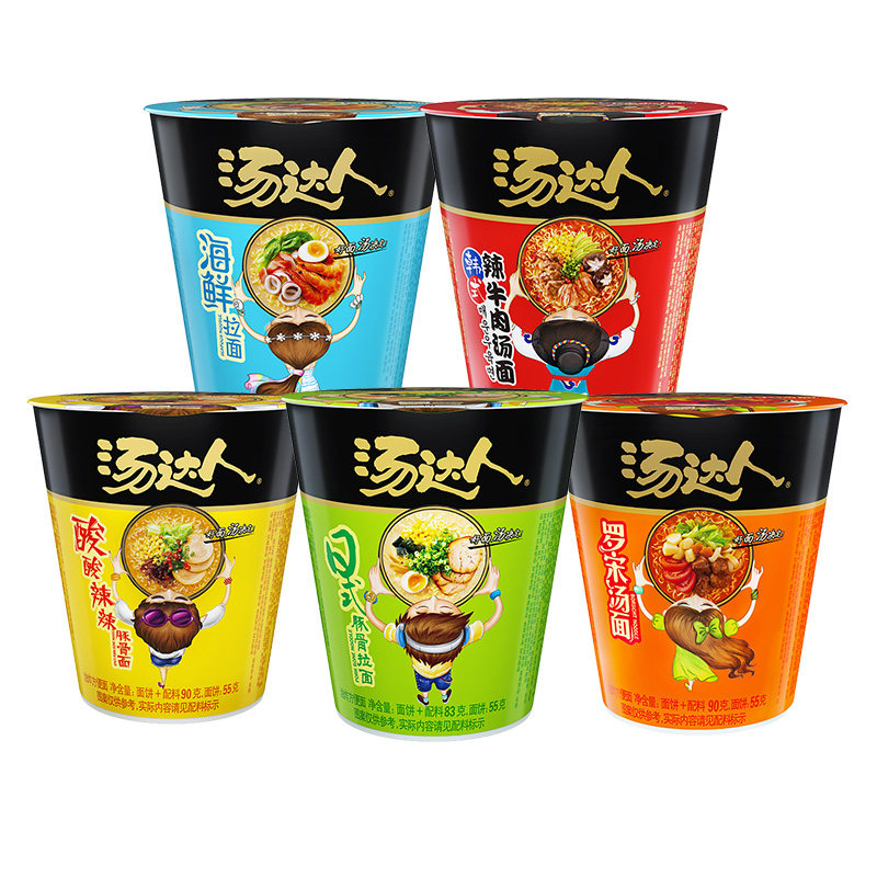 统一汤达人方便面日式豚骨拉面混搭整箱泡面速食罗宋汤面12杯装,淘宝优惠券,粉丝福利购,淘宝优惠卷