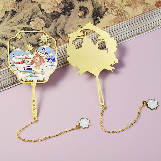 哈尔滨书签 索菲亚教堂冰雪大世界中央大街雪乡旅游文创金属书签