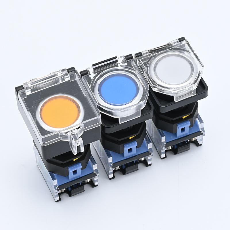 22mm按钮开关平钮透明翻盖保护罩防止紧急错误操作方形孔带双面胶,淘宝优惠券,粉丝福利购,淘宝优惠卷