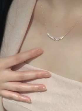 爆闪微笑项链女2026新款韩系轻奢