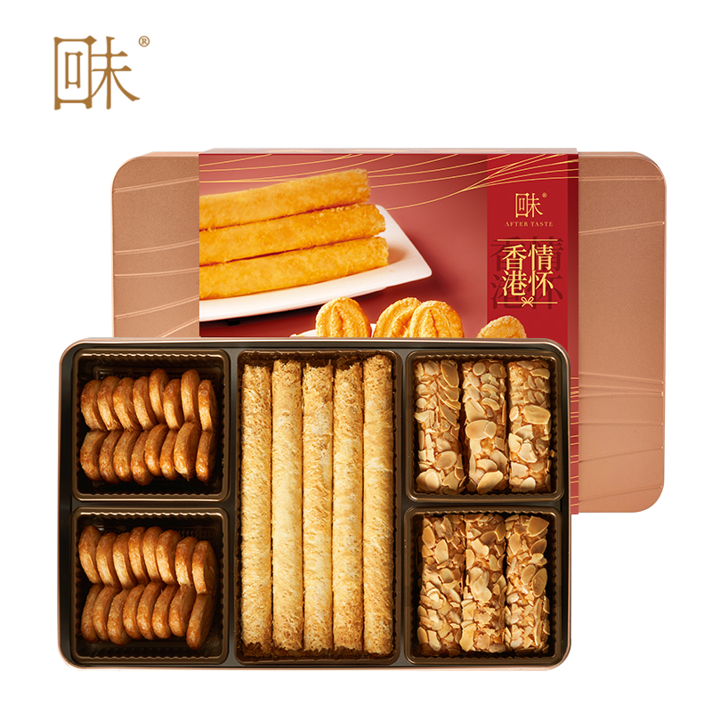 【朱丹推荐】回未什锦礼盒蛋卷蝴蝶酥扁桃仁酥香港品牌港式送礼