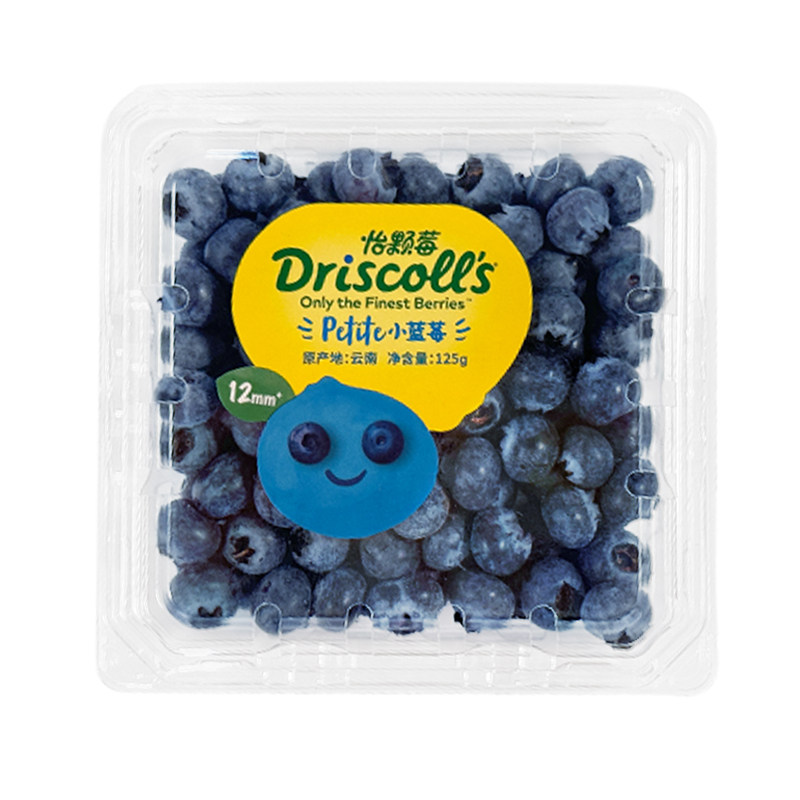 【云南季】怡颗莓云南蓝莓新鲜水果大果 125g/盒六