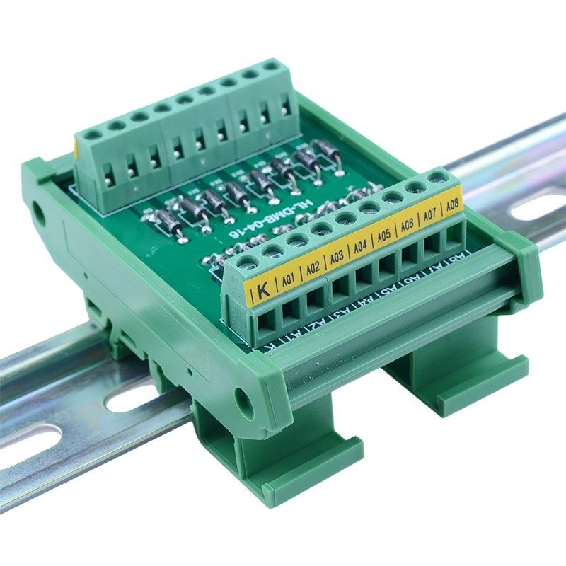 DIN Rail Mount 1 Amp 1000V Common Cathode 16 Diode Network M - 图1