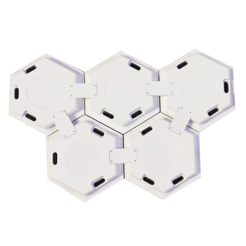 USB Colorful LED Honeycomb Quantum Hexagon Wall Lamp Touch S - 图2