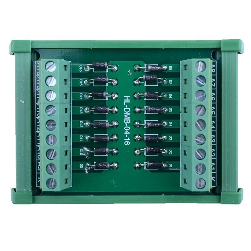 DIN Rail Mount 1 Amp 1000V Common Cathode 16 Diode Network M - 图0