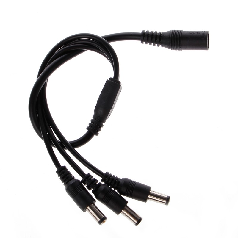 1 Female to 2/3/4/5 Male Plug 5.5x2.1mm Port 12V DC Power A - 图1