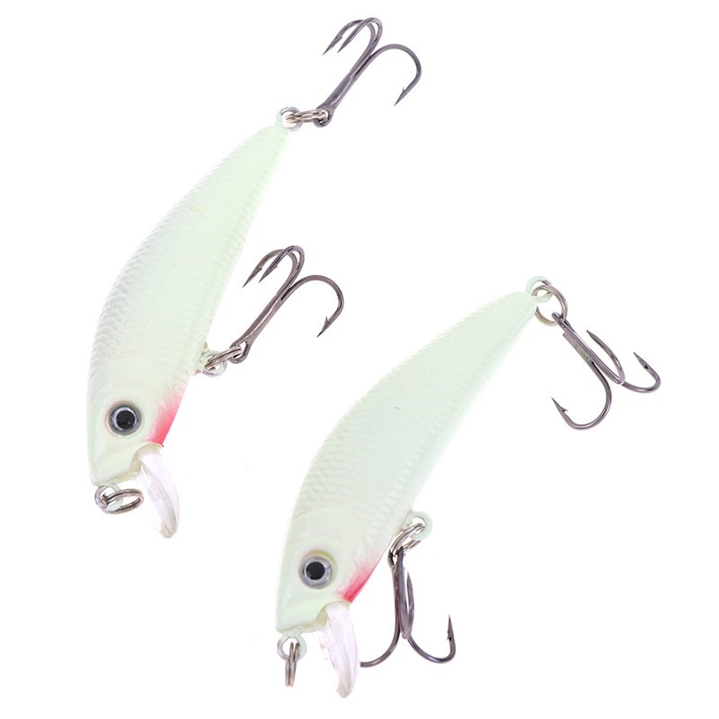 1PCS Fishing Lure Luminous Minnow Lures Hard Bait Pesca  Fis - 图1
