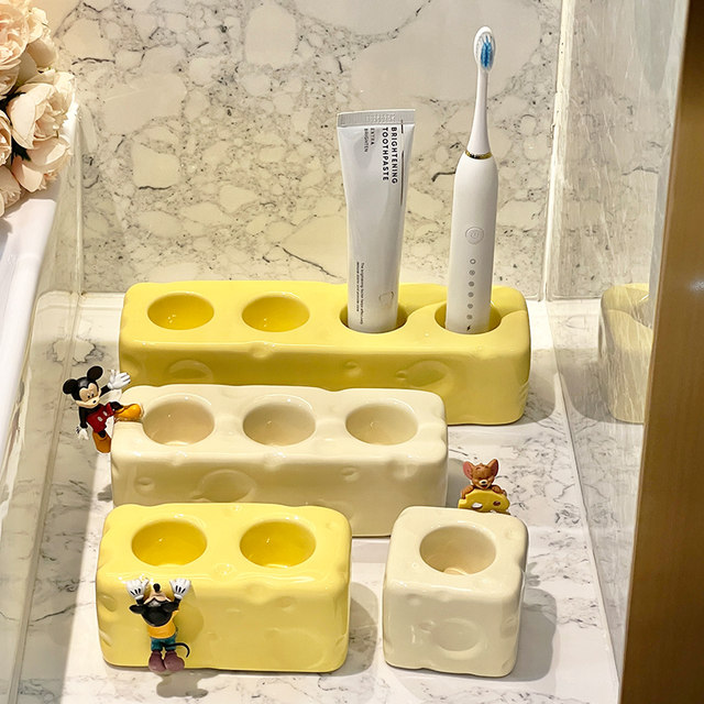 Electric toothbrush toothpaste rack storage rack imagination