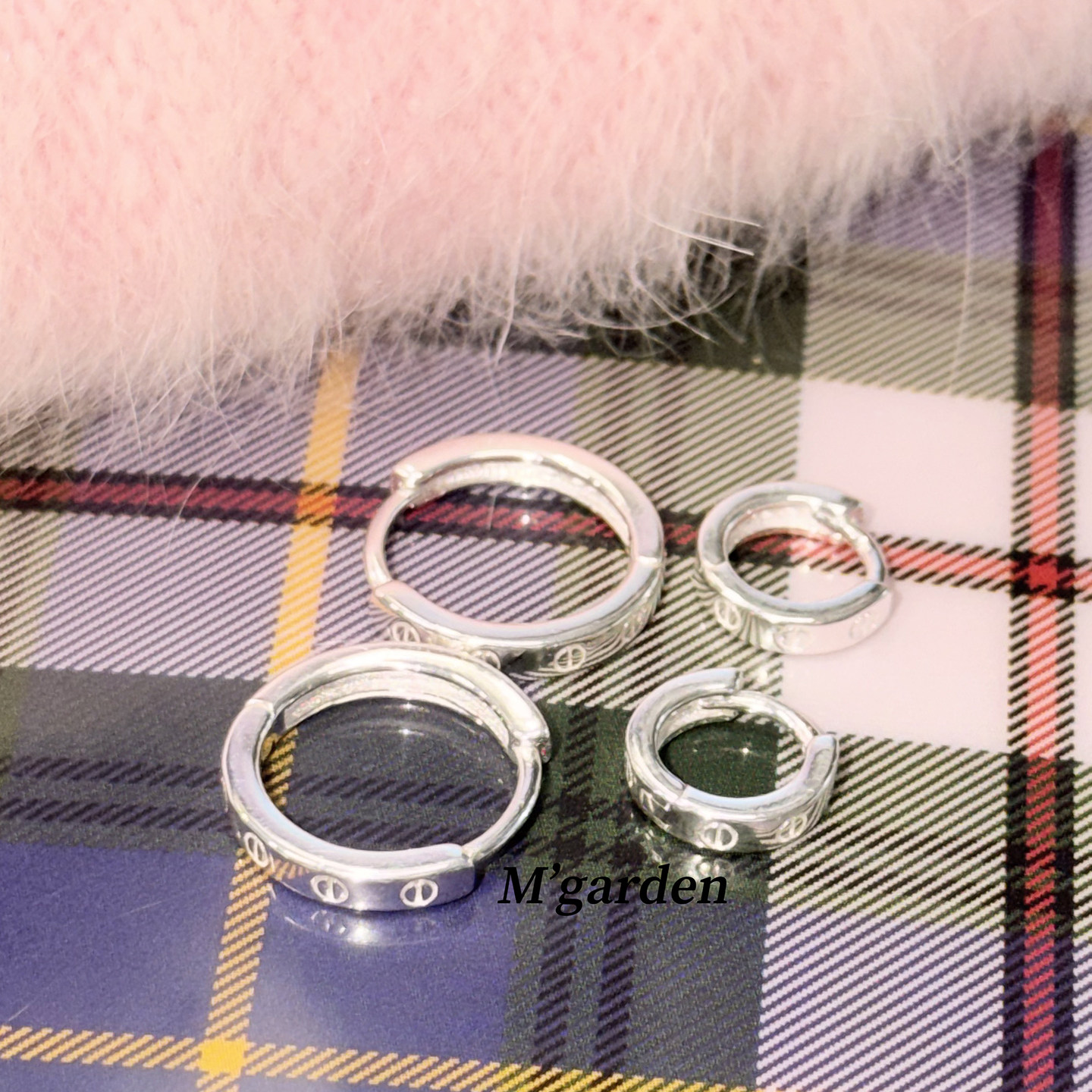 极简日系素银耳环猪鼻子素圈耳扣小众个性精致耳圈百搭经典耳骨环,淘宝优惠券,粉丝福利购,淘宝优惠卷