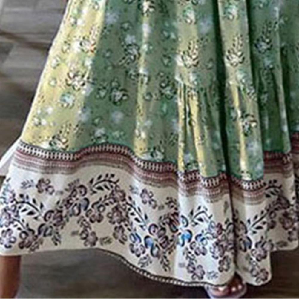 Bohemian Print Women's Long Skirt波西米亚印花女 士长款半身裙 - 图2