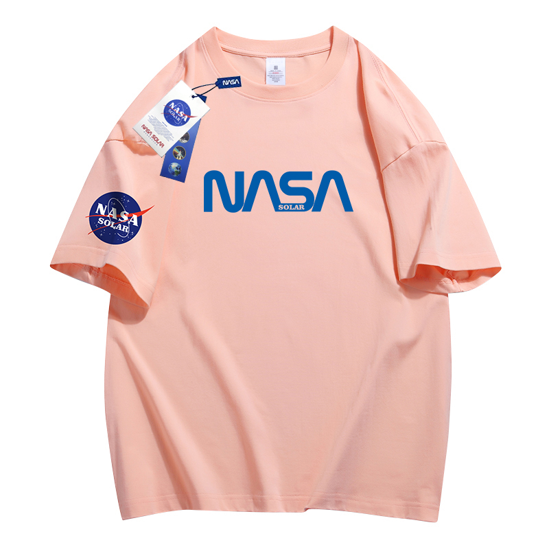 nasa solar联名款2022夏季情侣t恤 NASASOLART恤