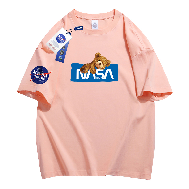 nasa solar联名款2022夏季情侣t恤 NASASOLART恤