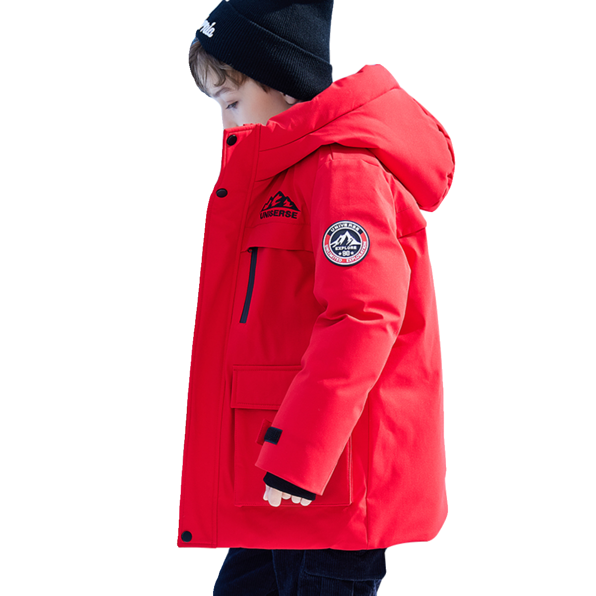 【蓄热】雪中飞kids男童羽绒服中大童女童中长款工装冬季儿童加厚,淘宝优惠券,粉丝福利购,淘宝优惠卷