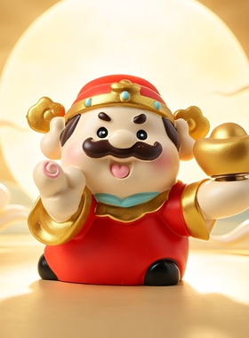 无忧小神仙盲盒招财好运桌面摆件
