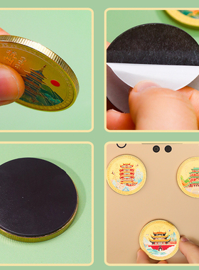 原创古都西安工艺纪念币金币西安旅游纪念币大唐不夜城钟楼纪念品