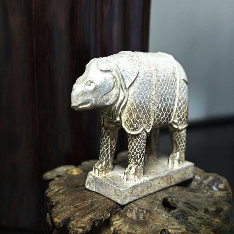 西安文创碑林博物馆正品碑林石犀立体树脂冰箱贴摆件西安伴手礼