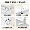 Weimojishe simple wrought iron hole board storage rack