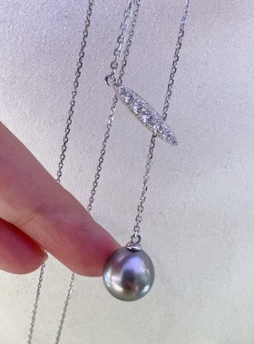 s925纯银珍珠空托配件