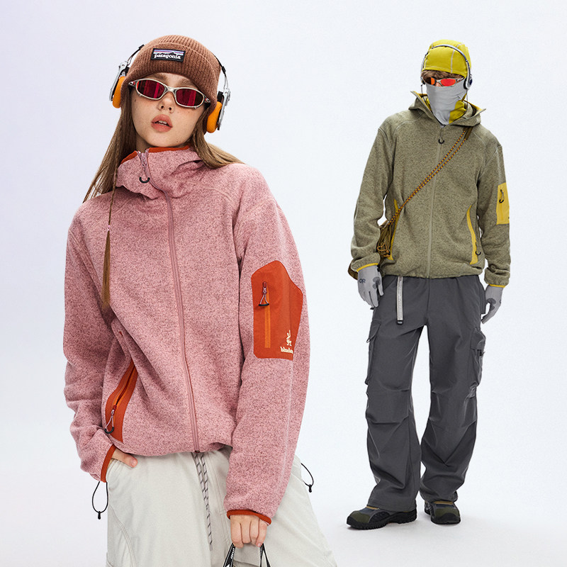 NBCT户外抓绒衣女秋冬轻量化抓绒内胆登山徒步运动摇粒绒软壳外套,淘宝优惠券,粉丝福利购,淘宝优惠卷