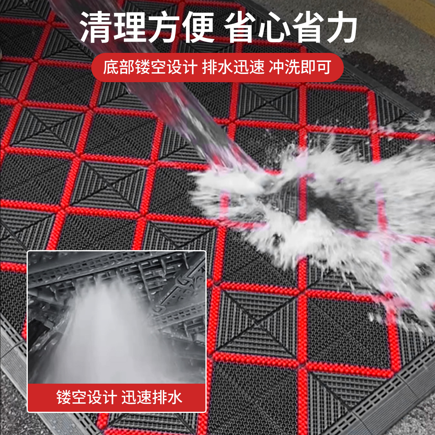 商用户外三合一长条入户门地垫店铺超市酒店门口镂空地毯防滑脚垫,淘宝优惠券,粉丝福利购,淘宝优惠卷