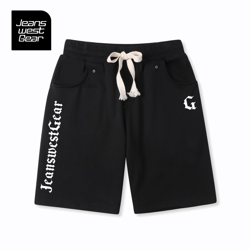 真维斯盖尔大码男女潮牌同款短裤 JEANSWESTGEAR卫裤