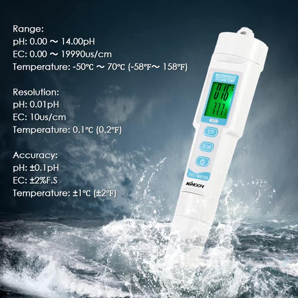 KKmoon New Professional 3 in 1 Multi-parameter Water Quality - 图3